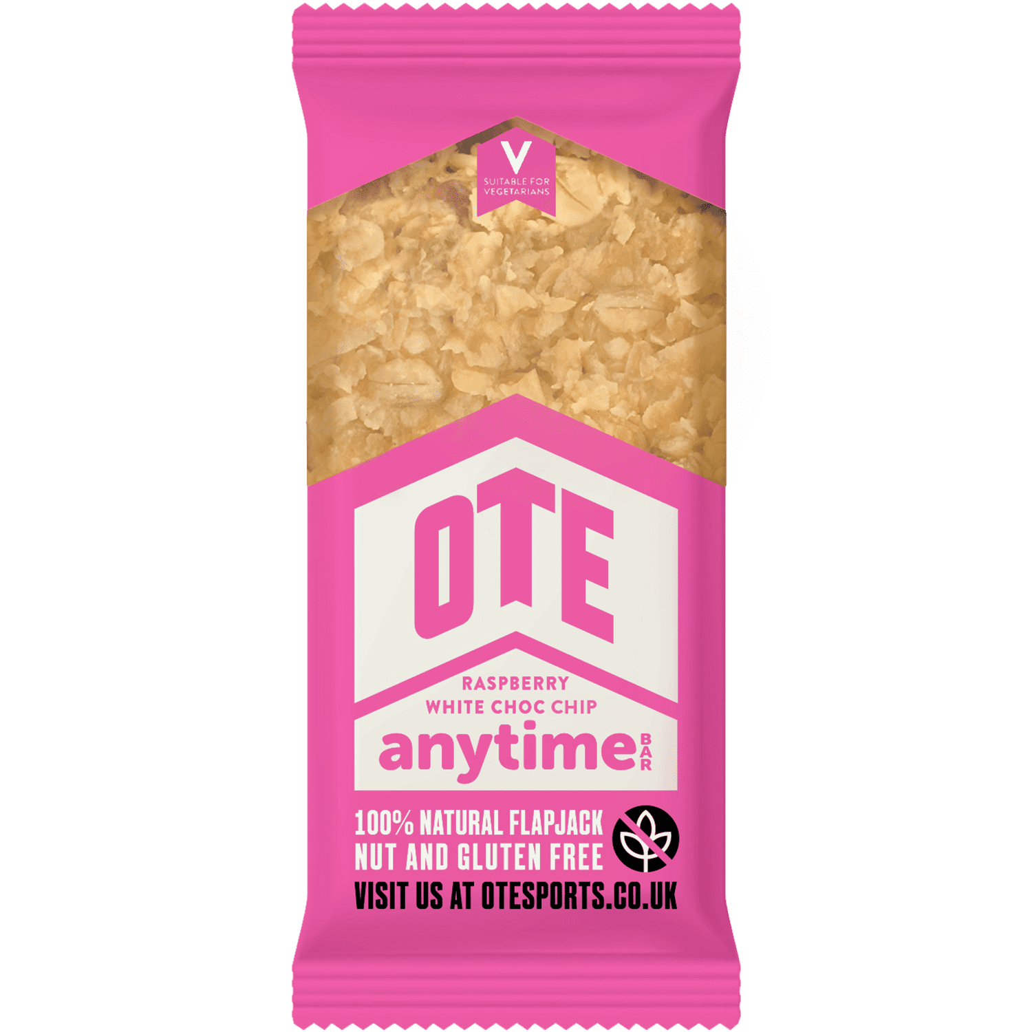 Raspberry White Choc Chip Anytime Bar image 0