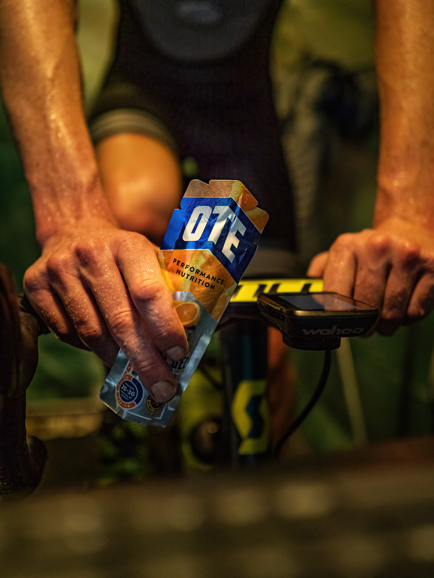 turbo with orange energy gel
