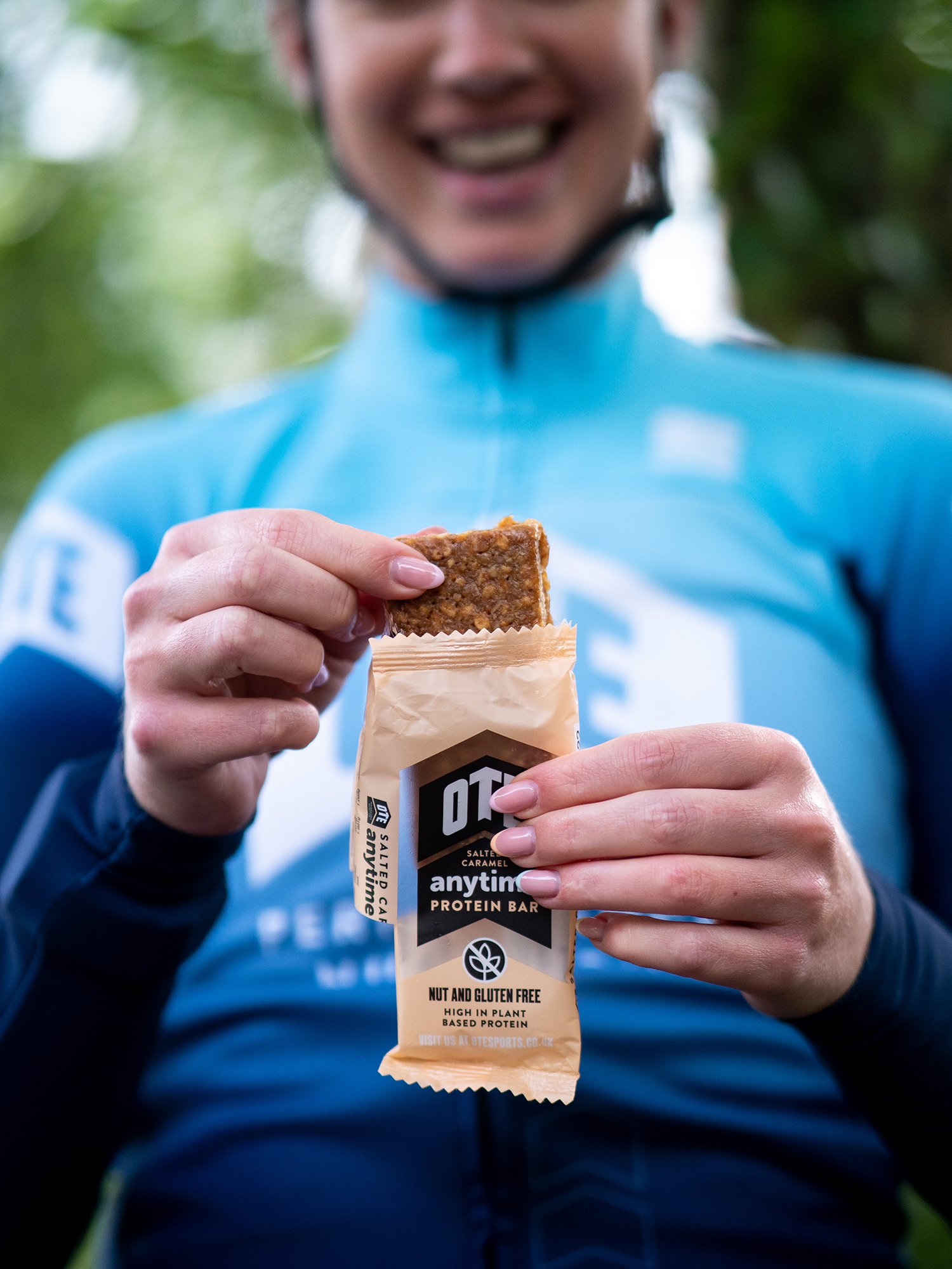 Salted Caramel Anytime Plant Based Protein Bar — OTE Sports