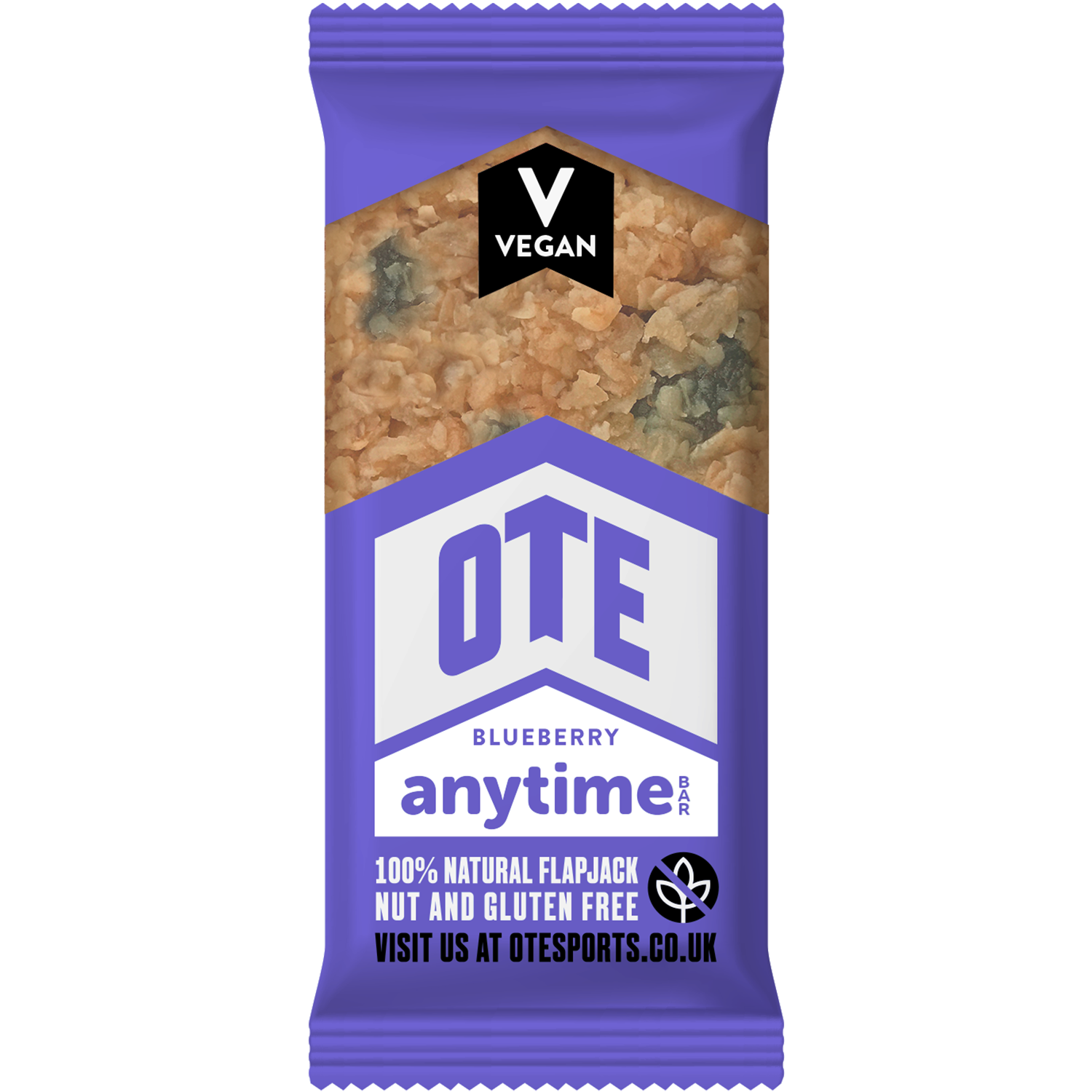 blueberry vegan anytime bar