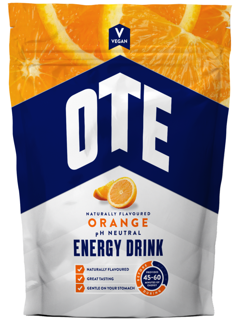 Orange Energy Drink bulk pack pH neutral with balanced electrolytes