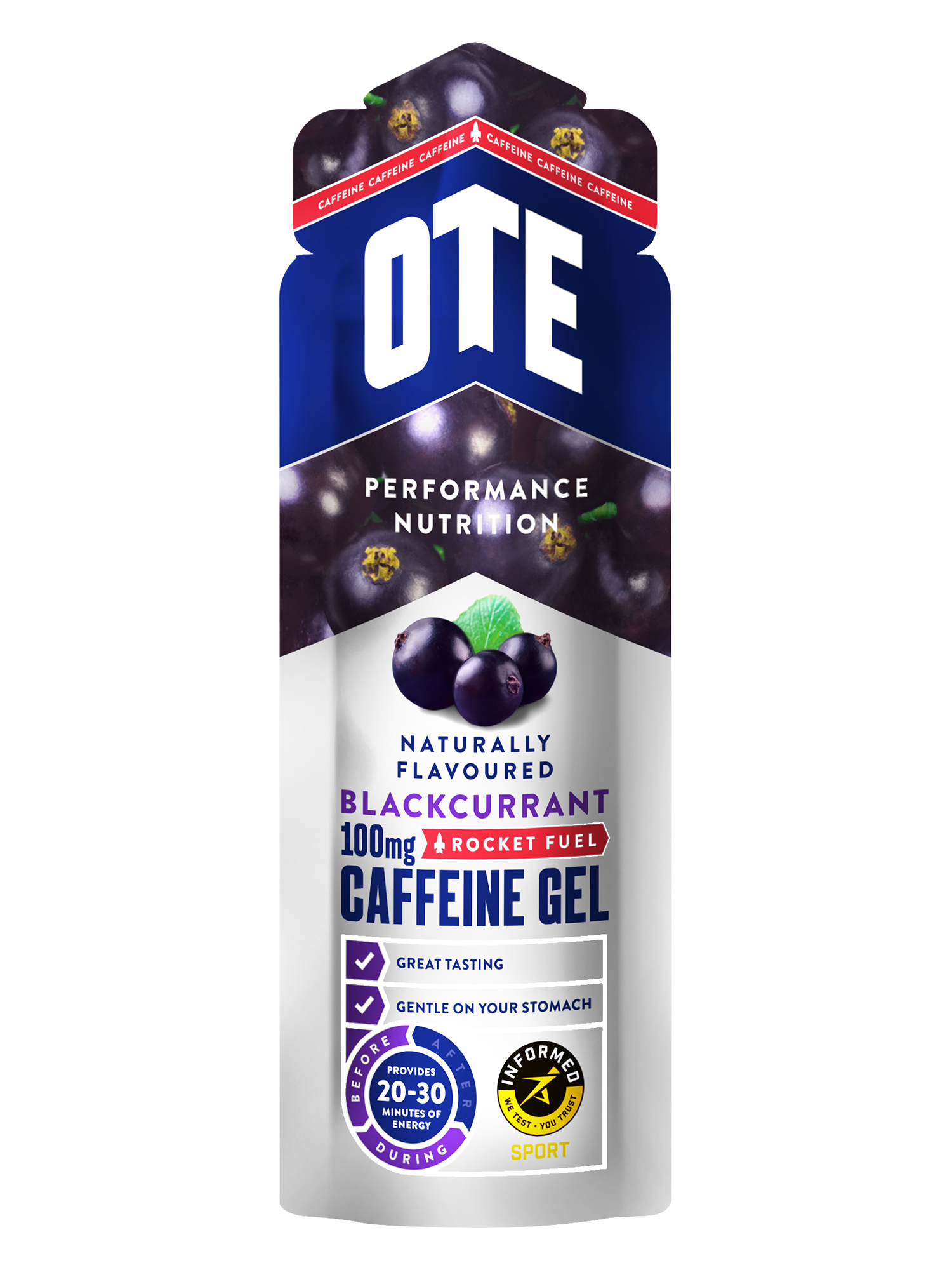 blackcurrant caffeine energy gel