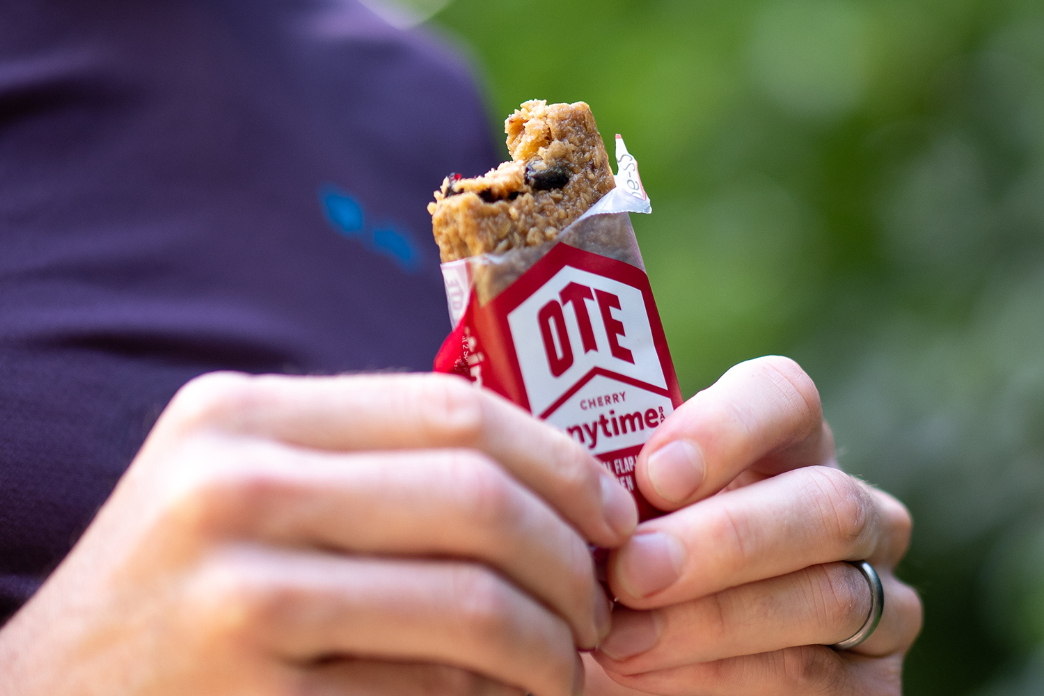 Anytime Bars are a great way to take on board carbohydrates for exercise.