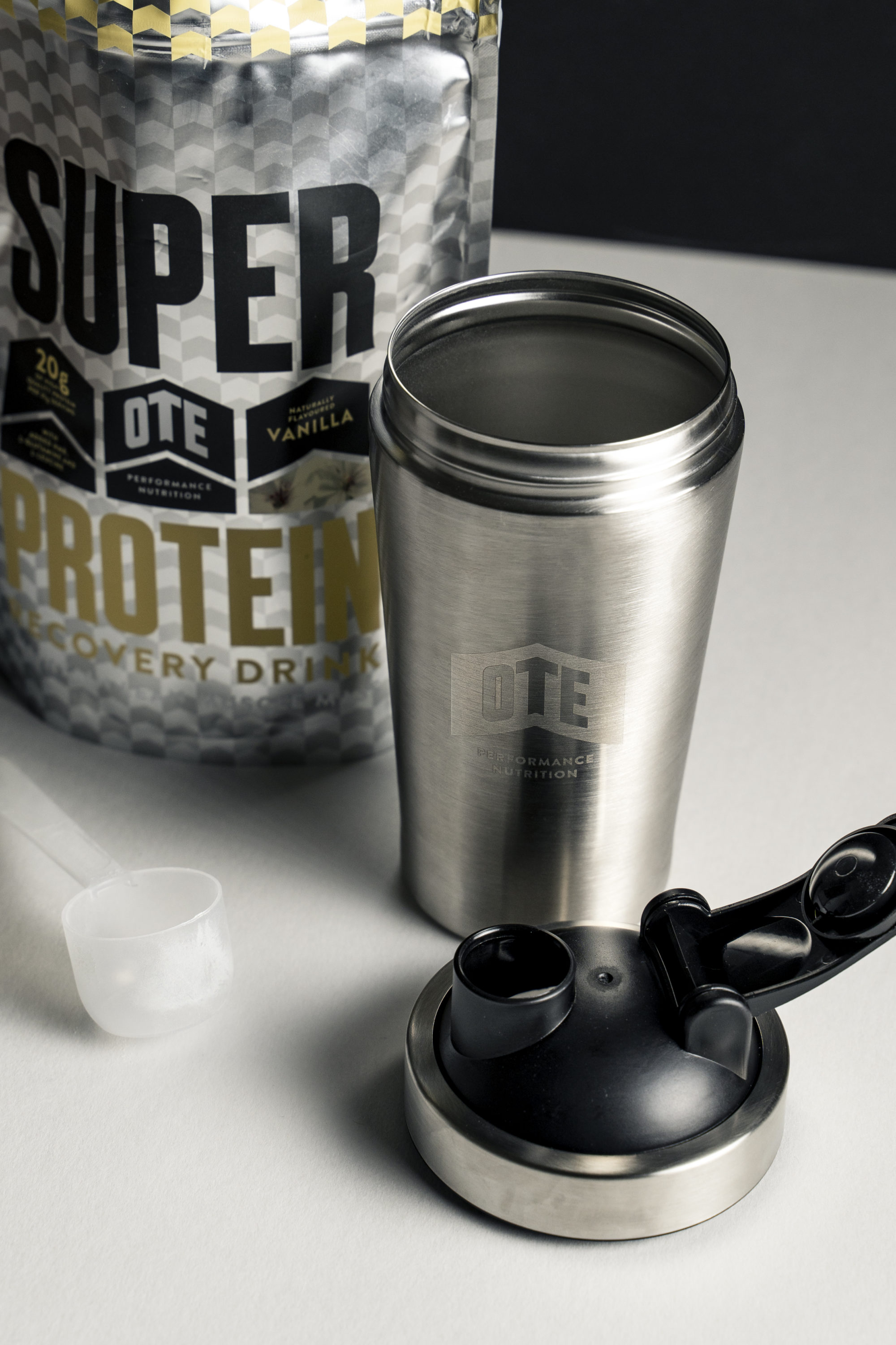 Stainless Steel Protein Shaker Bottle 500ml — OTE Sports